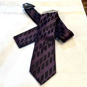 Berlioni-Necktie & Matching Pocket Square SET-NWT-Made in Italy